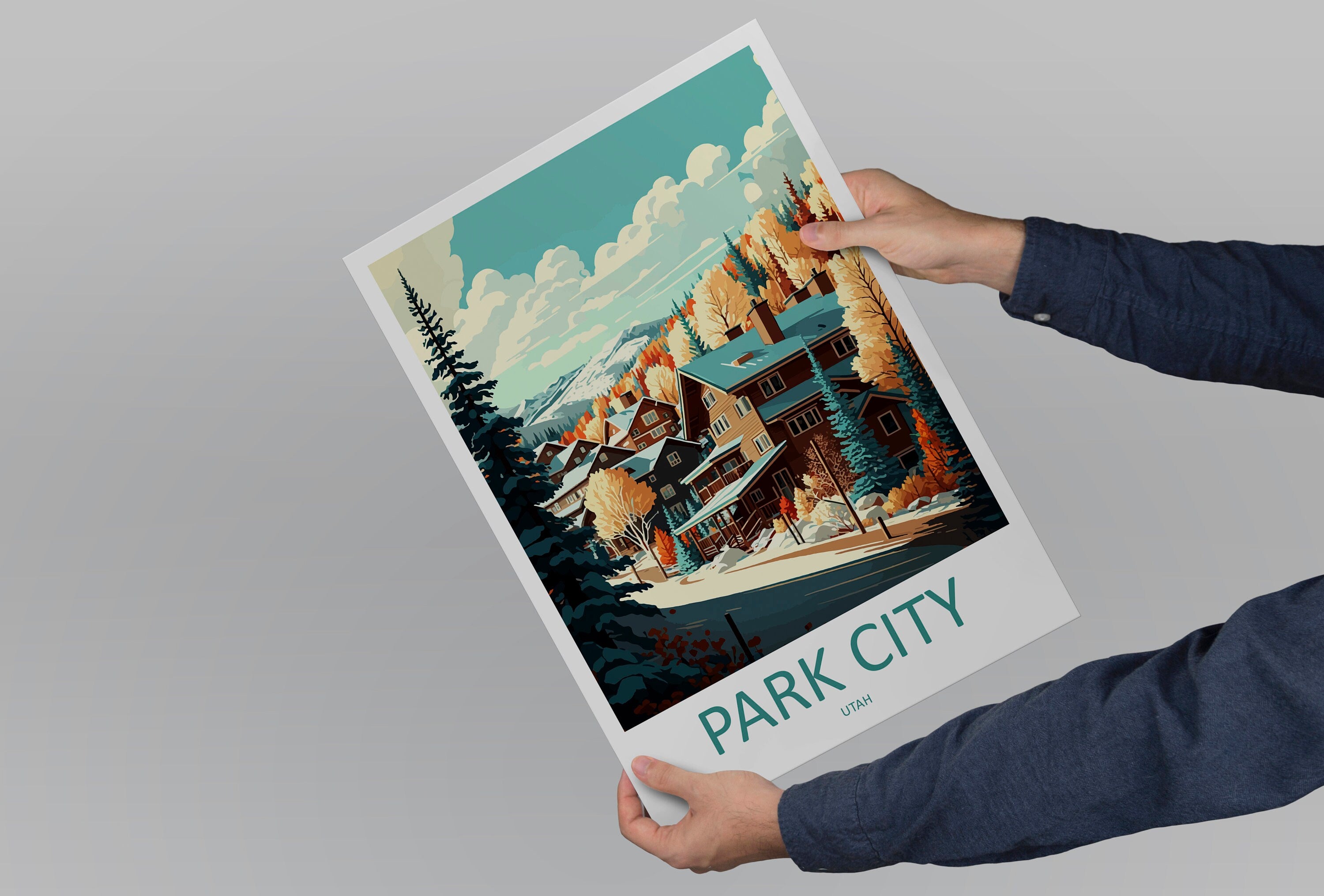 Park City Travel Print