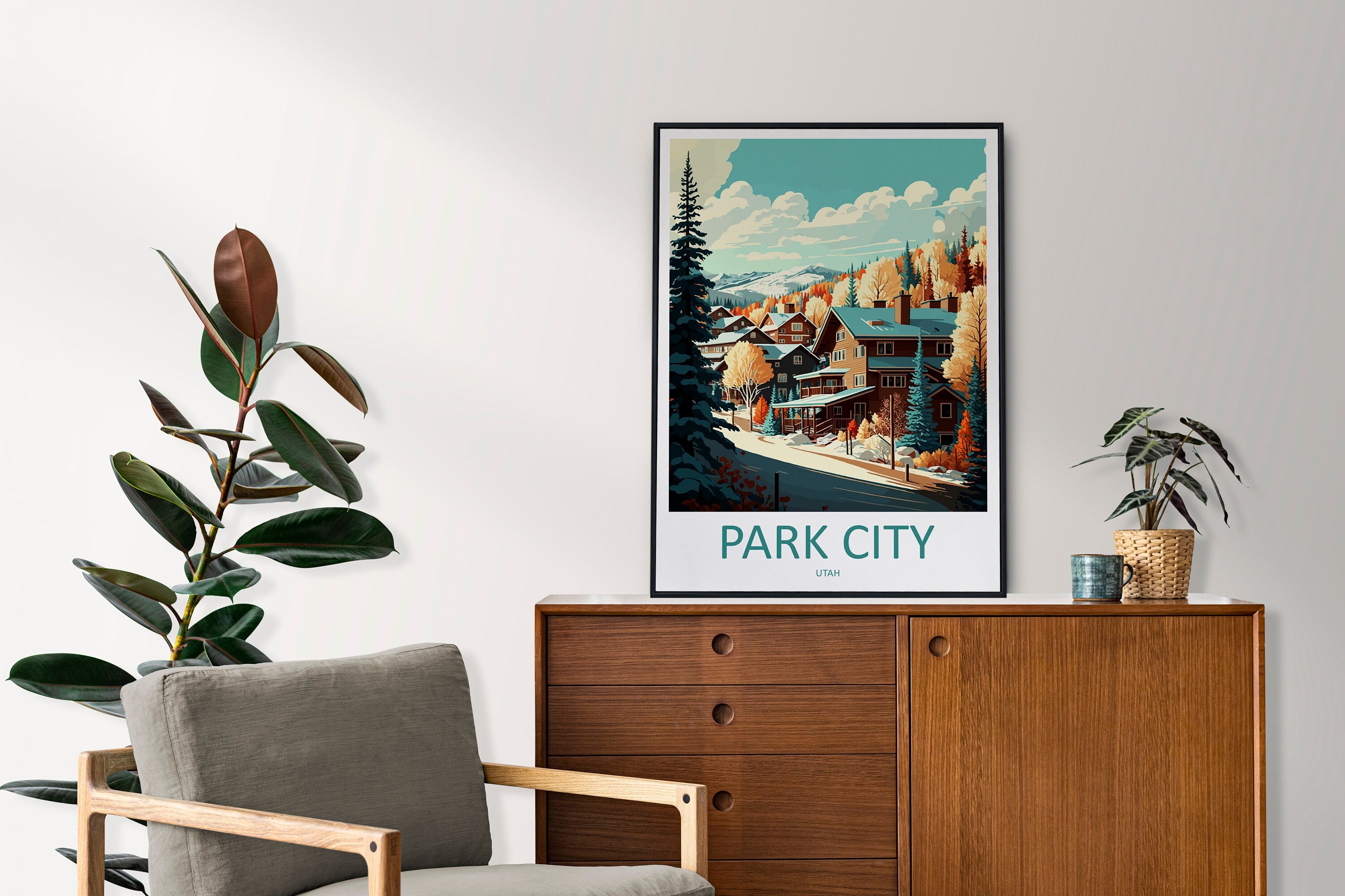 Park City Travel Print