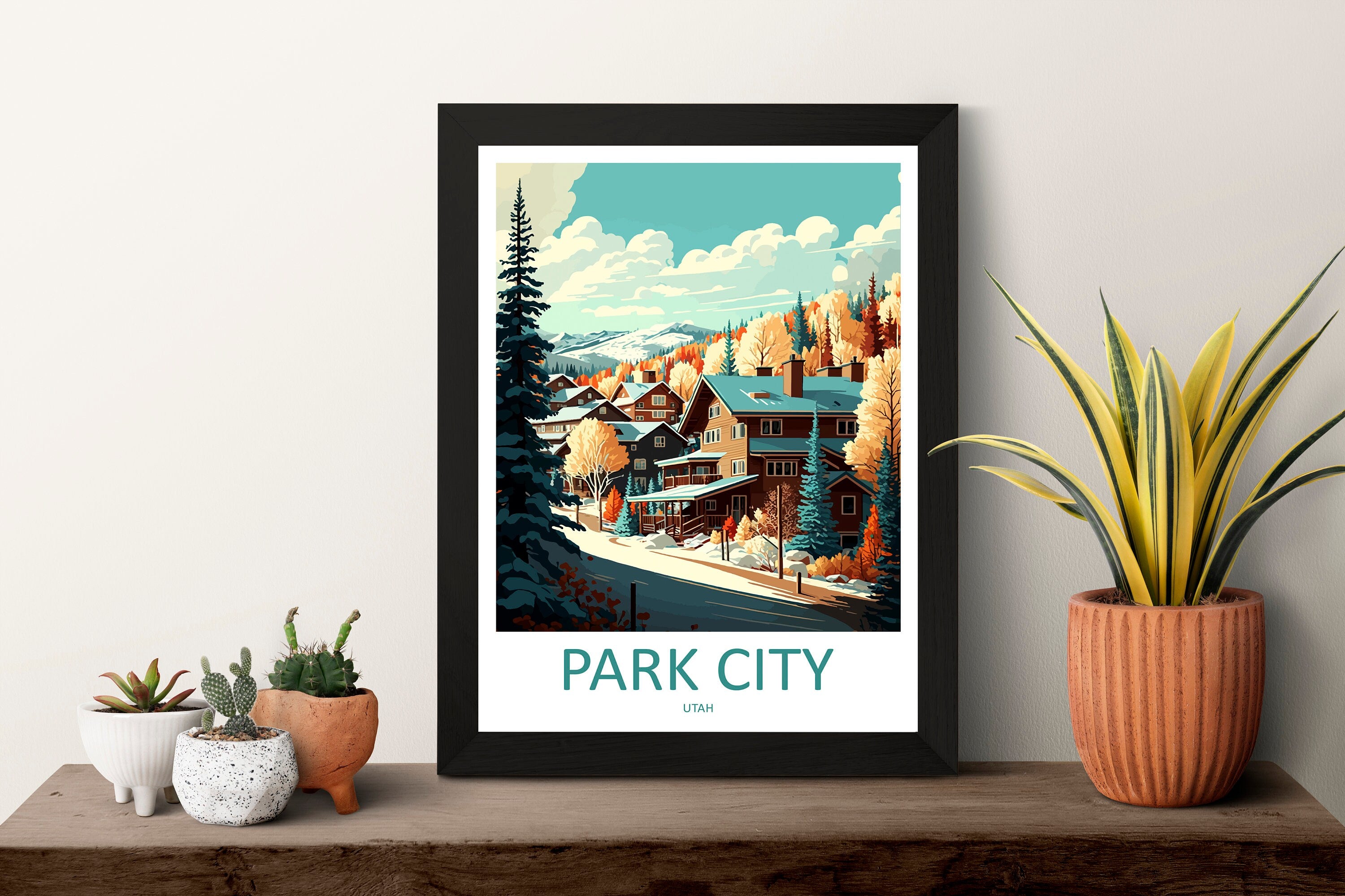 Park City Travel Print