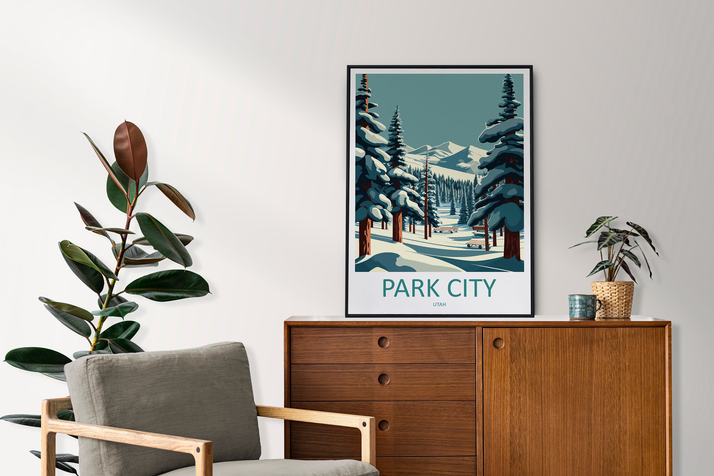 Park City Travel Print