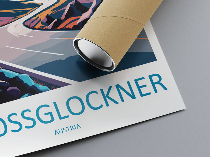 Grossglockner Travel Print Wall Art Grossglockner Wall Hanging Home Décor Grossglockner Gift Art Lovers Austria Art Lover Gift Grossglockner