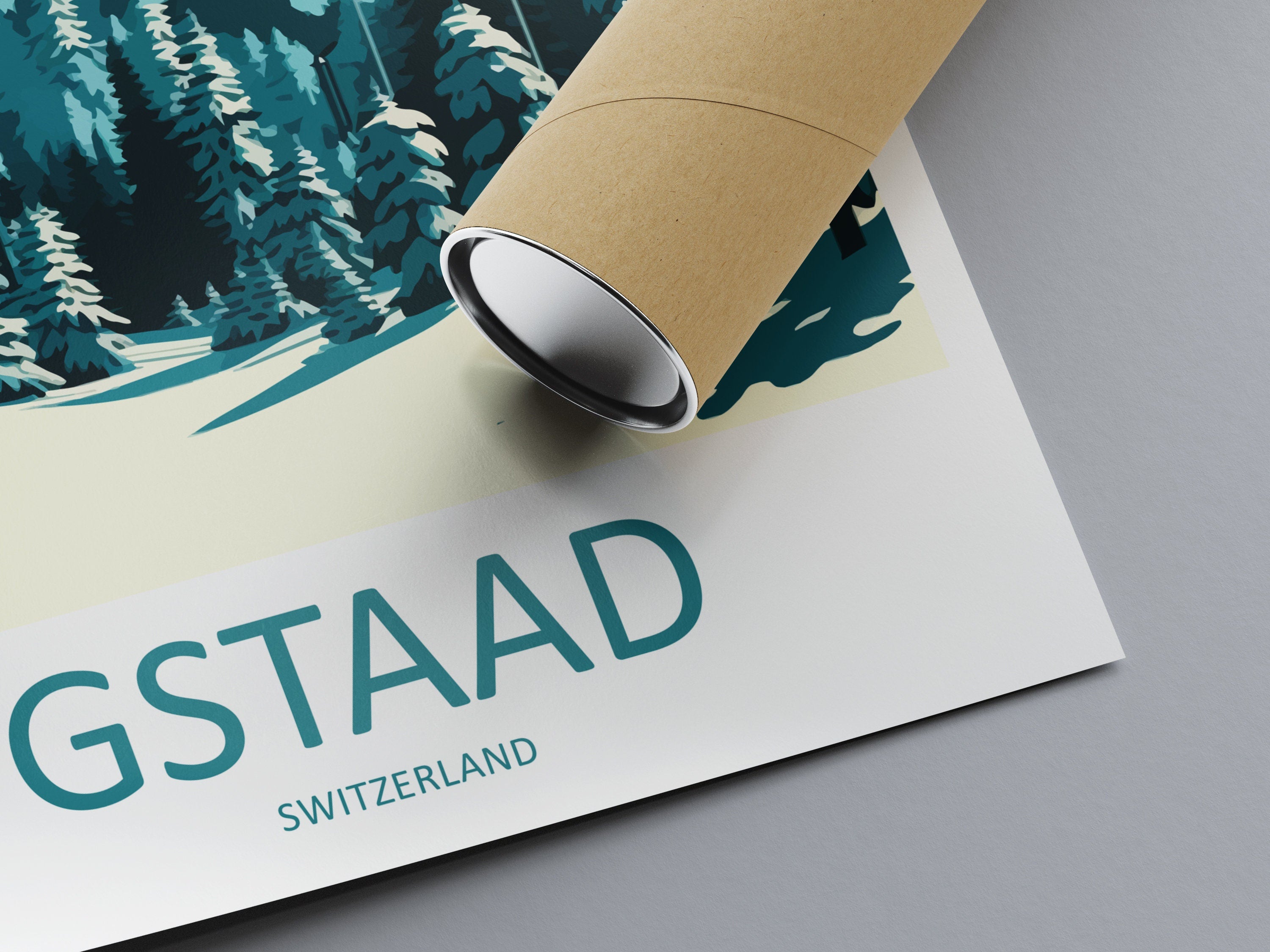 Gstaad Travel Print