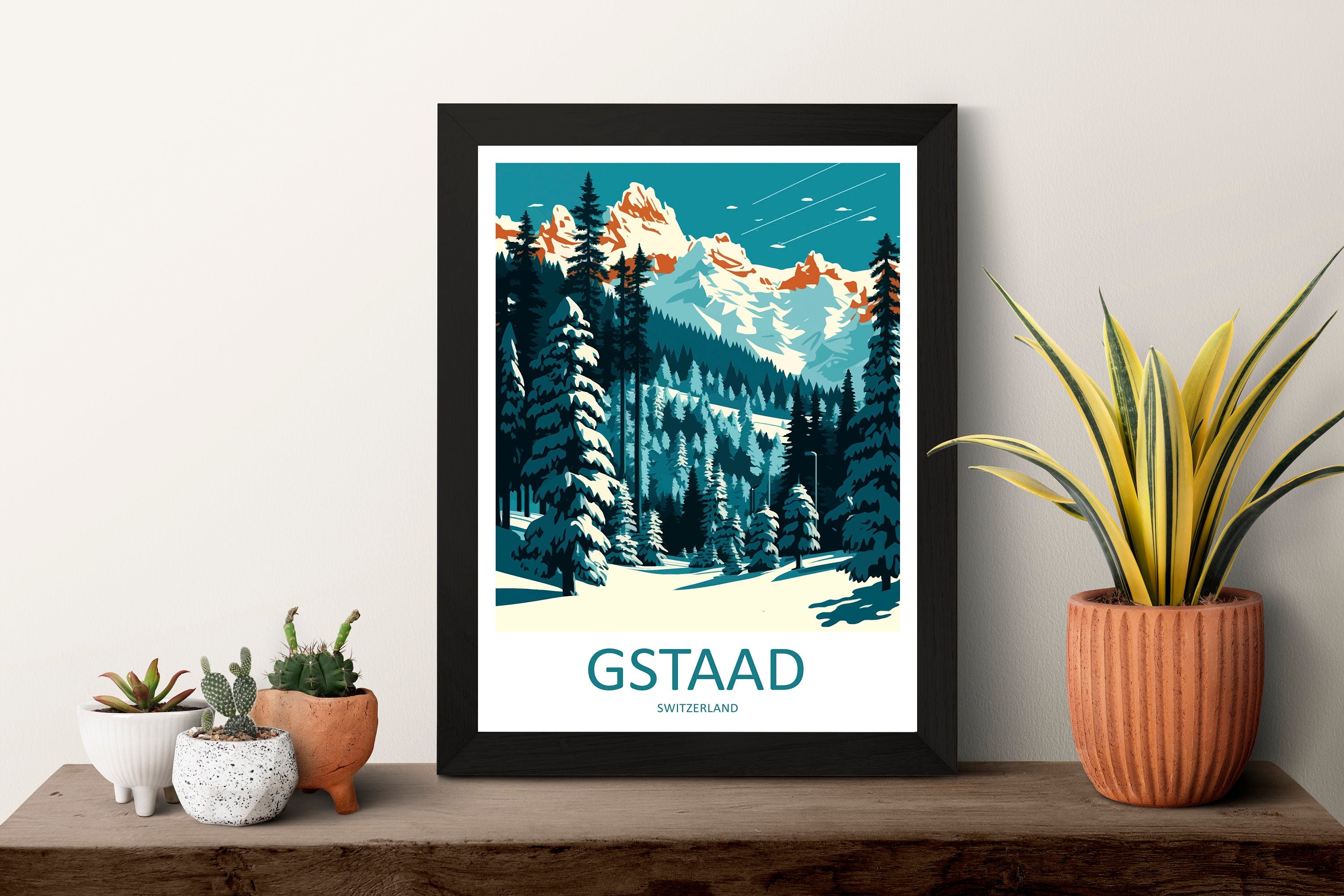 Gstaad Travel Print