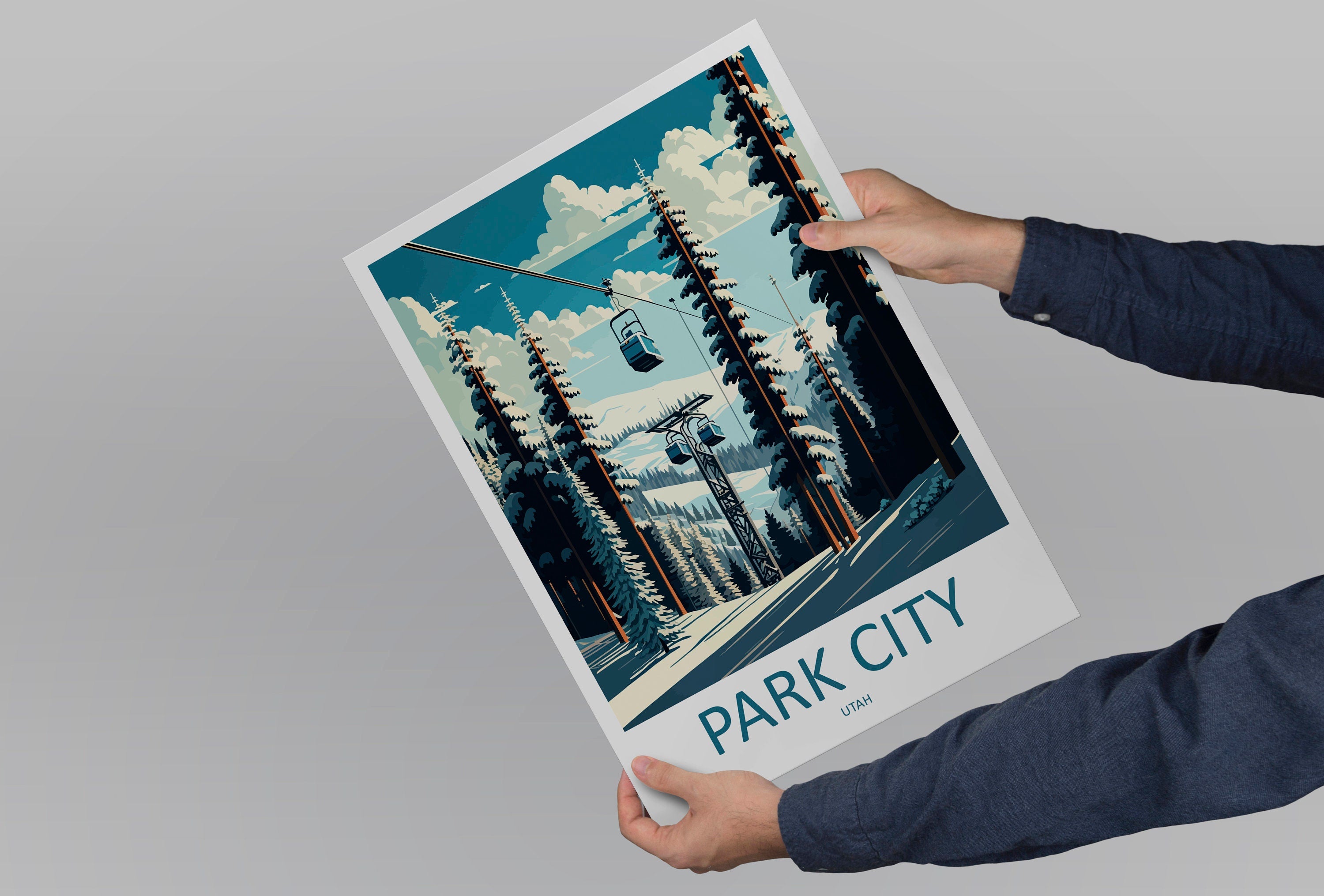 Park City Travel Print