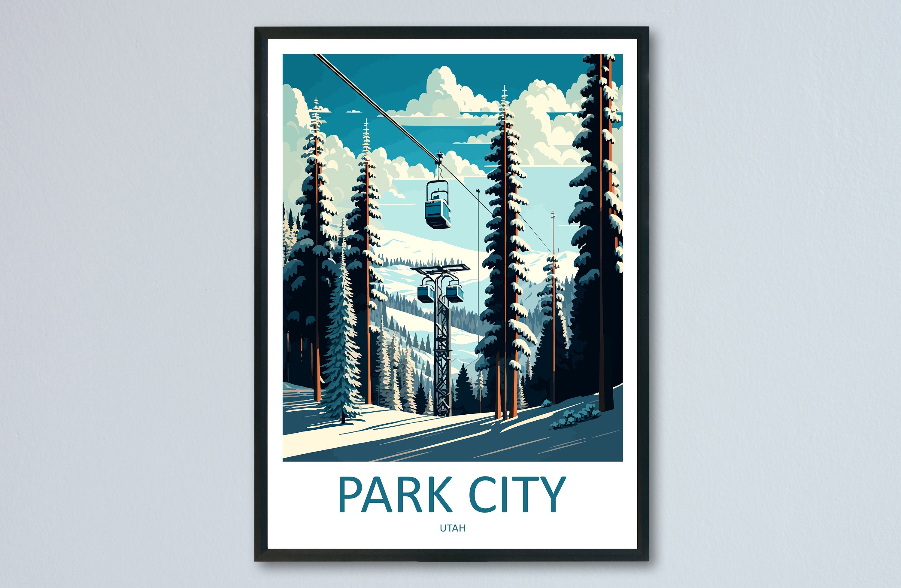 Park City Travel Print