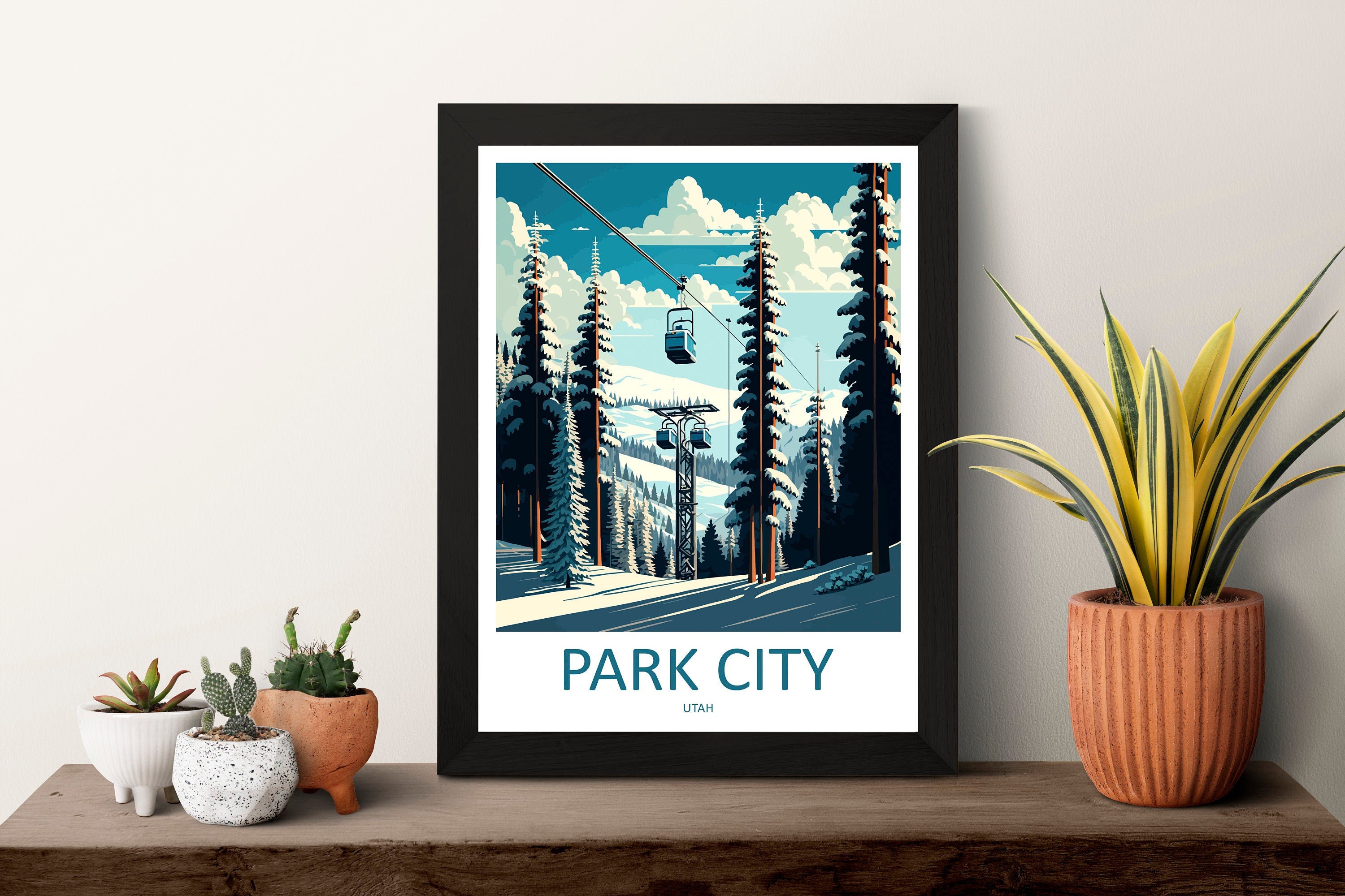 Park City Travel Print