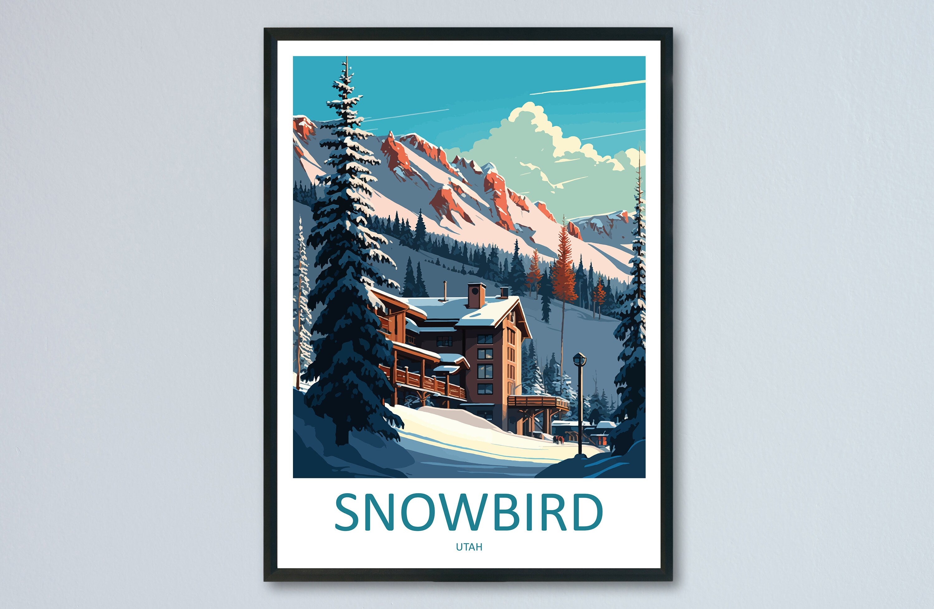 Snowbird Travel Print