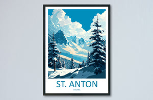 St. Anton Travel Print