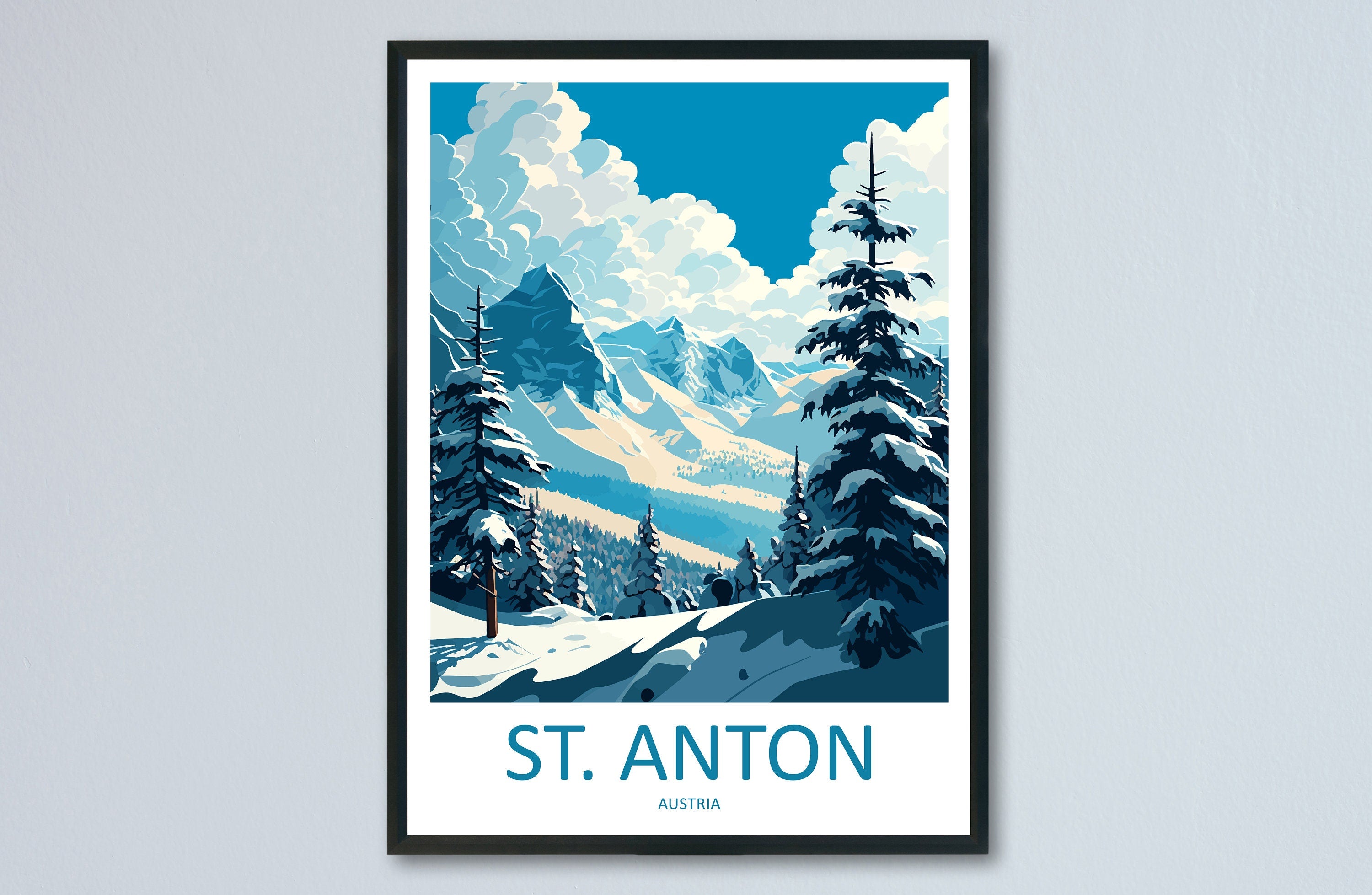 St. Anton Travel Print