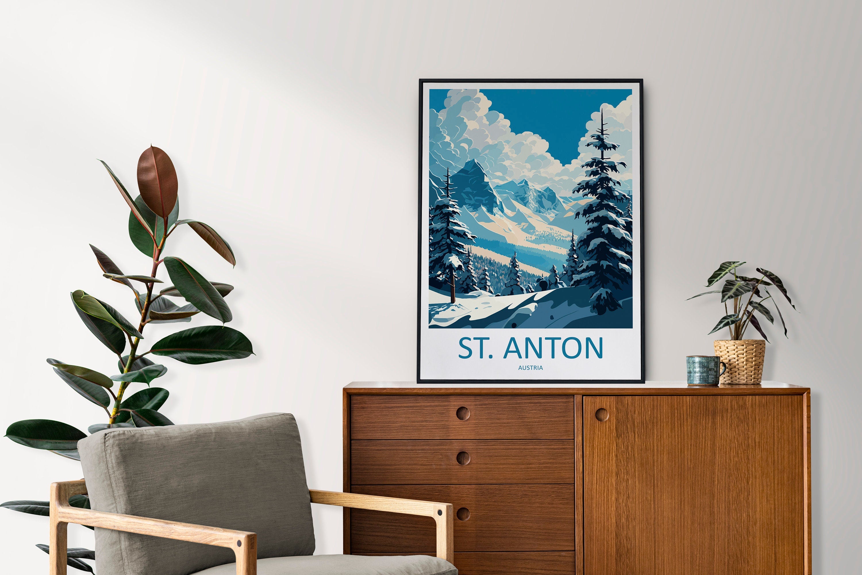 St. Anton Travel Print