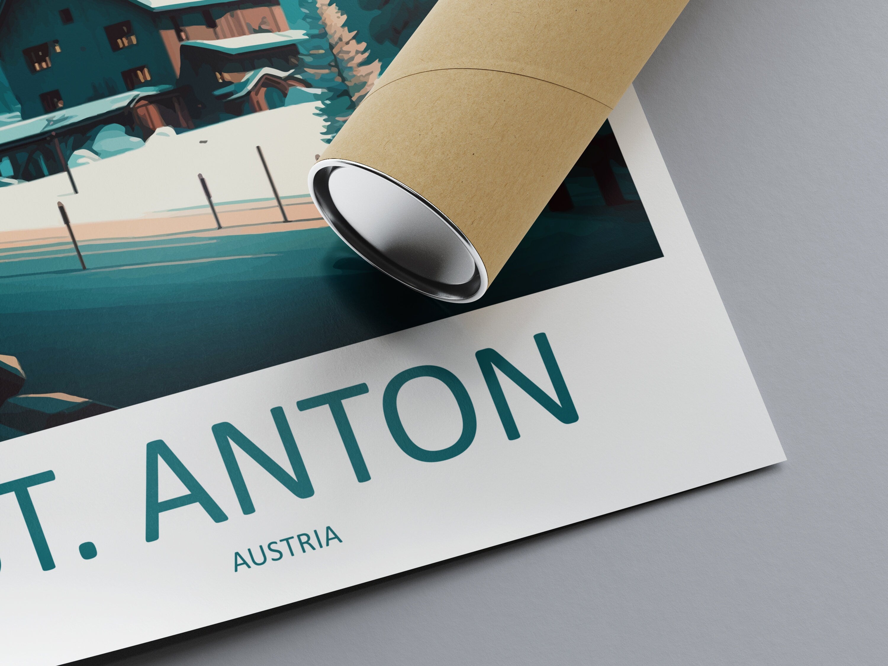 St. Anton Travel Print