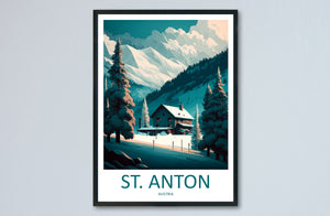 St. Anton Travel Print