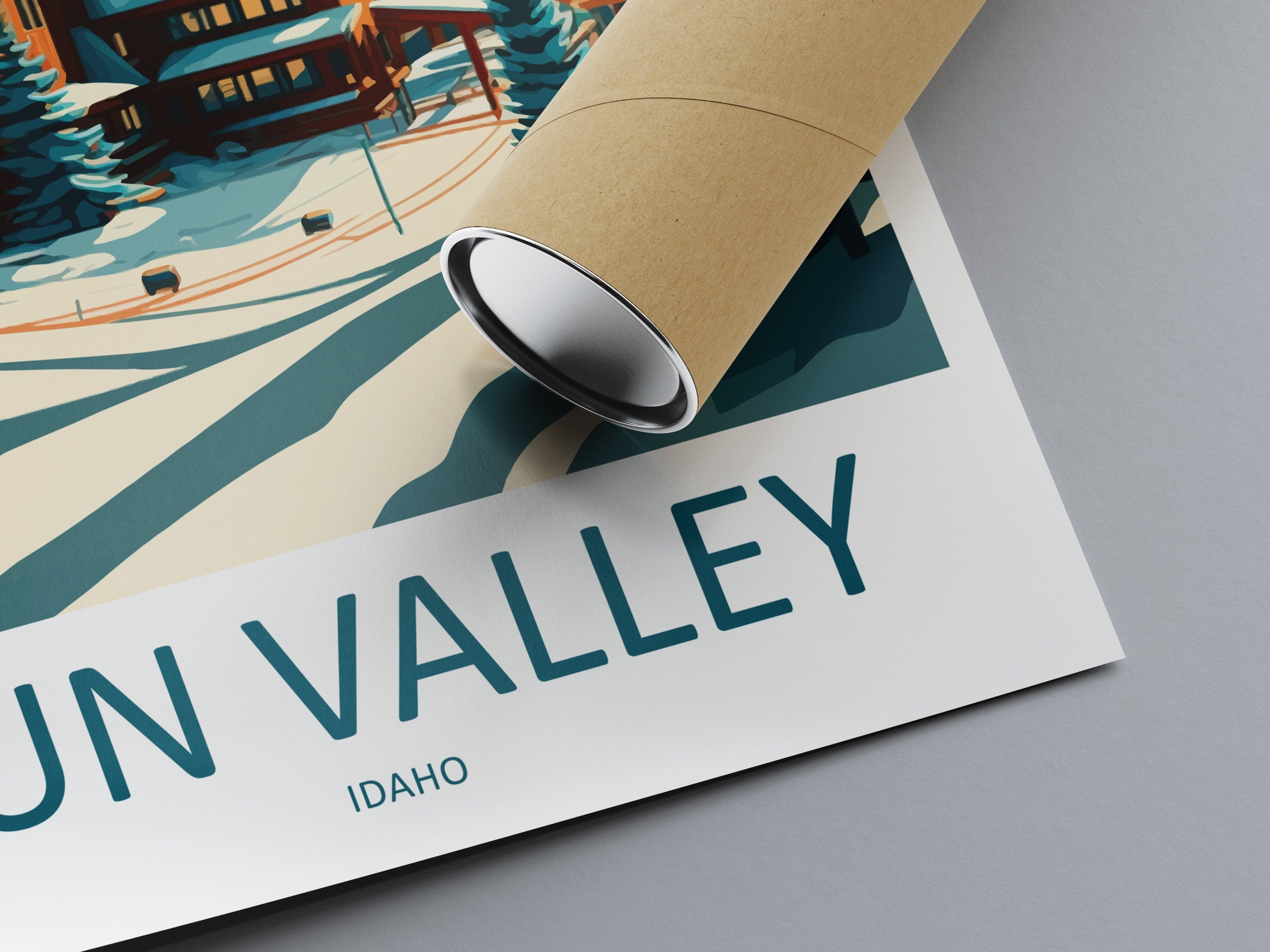 Sun Valley Travel Print