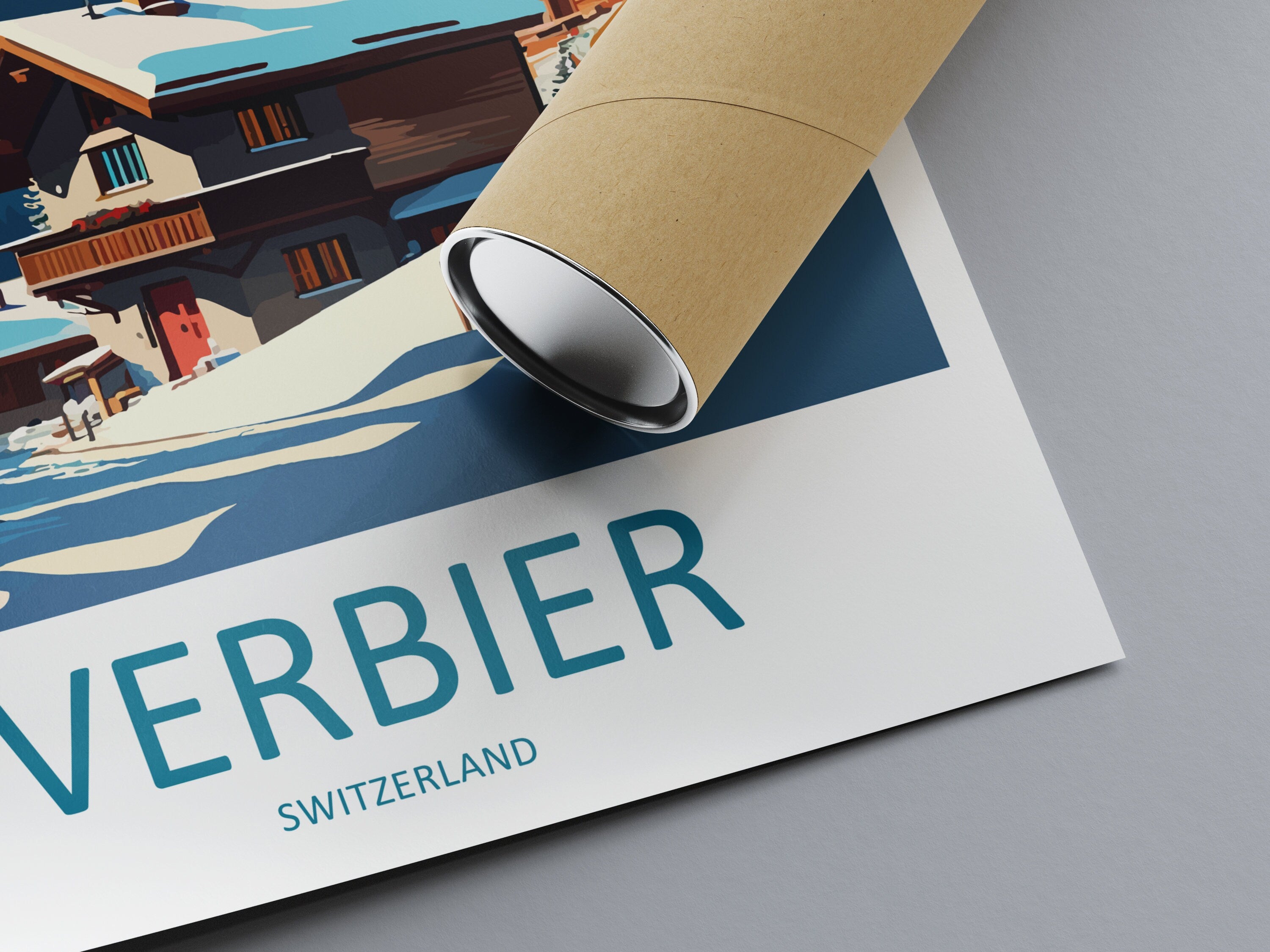 Verbier Travel Print