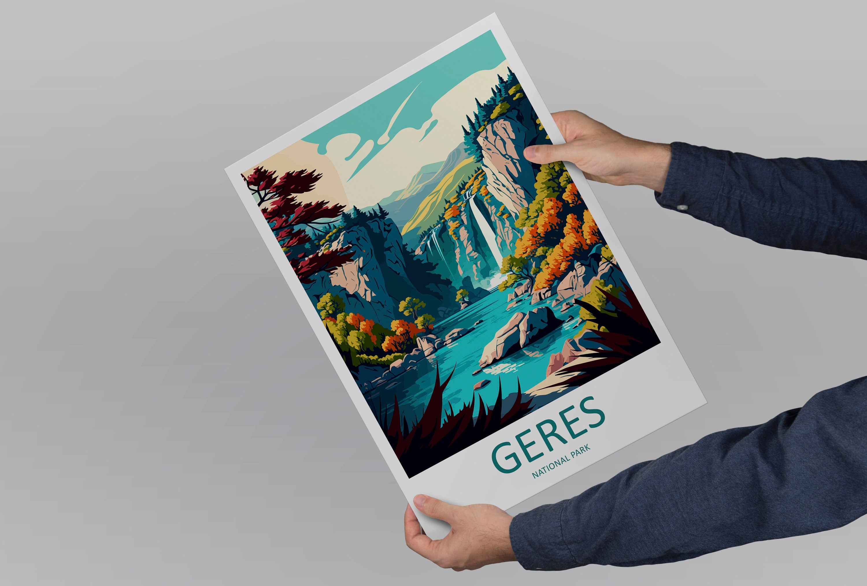 Geres National Park Travel Print