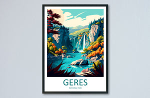 Geres National Park Travel Print