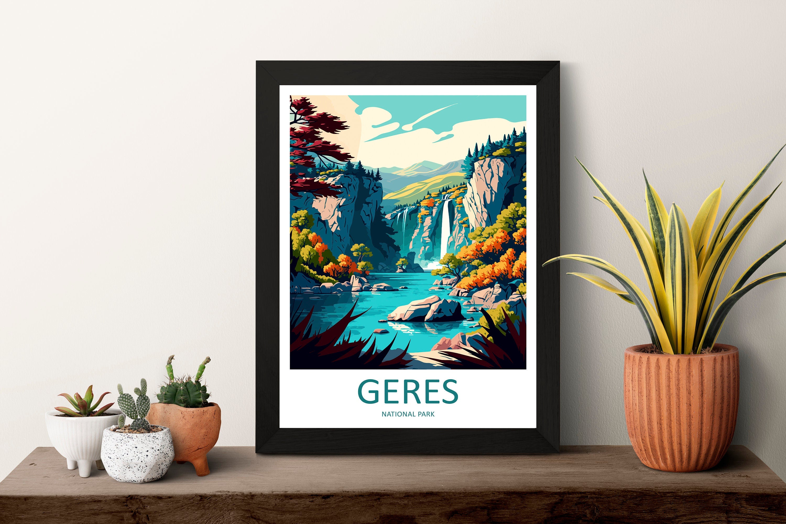 Geres National Park Travel Print