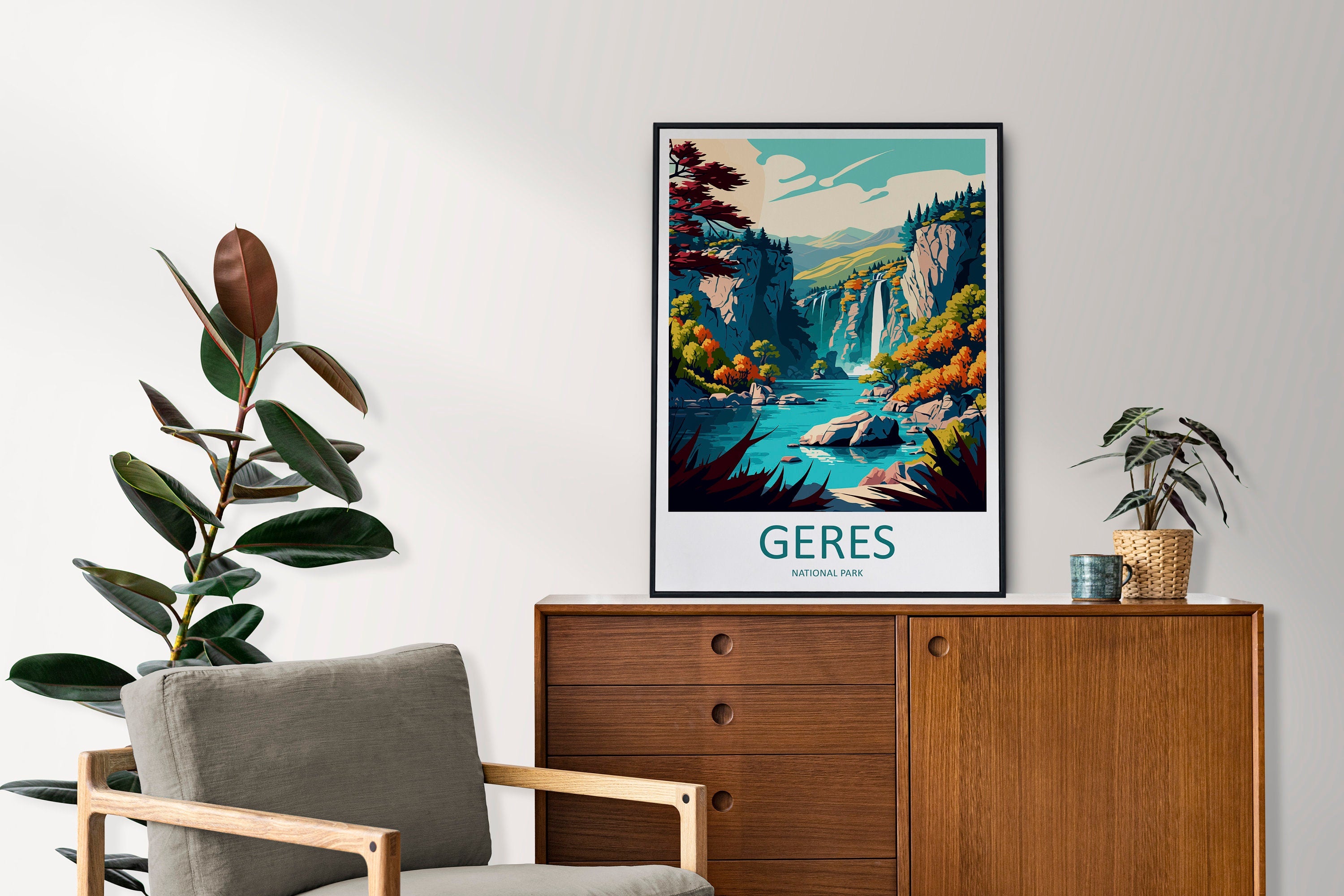 Geres National Park Travel Print