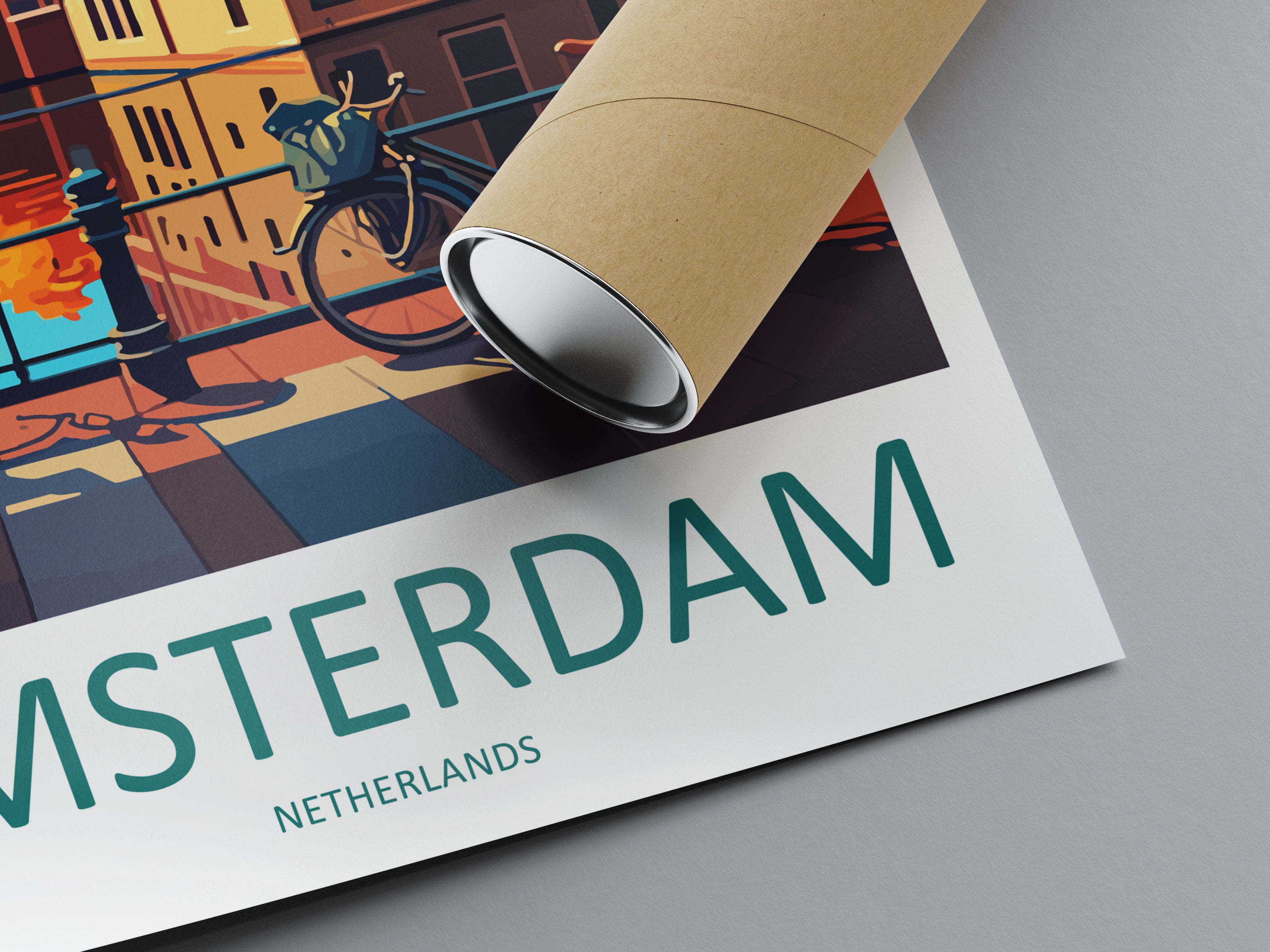 Amsterdam Travel Print