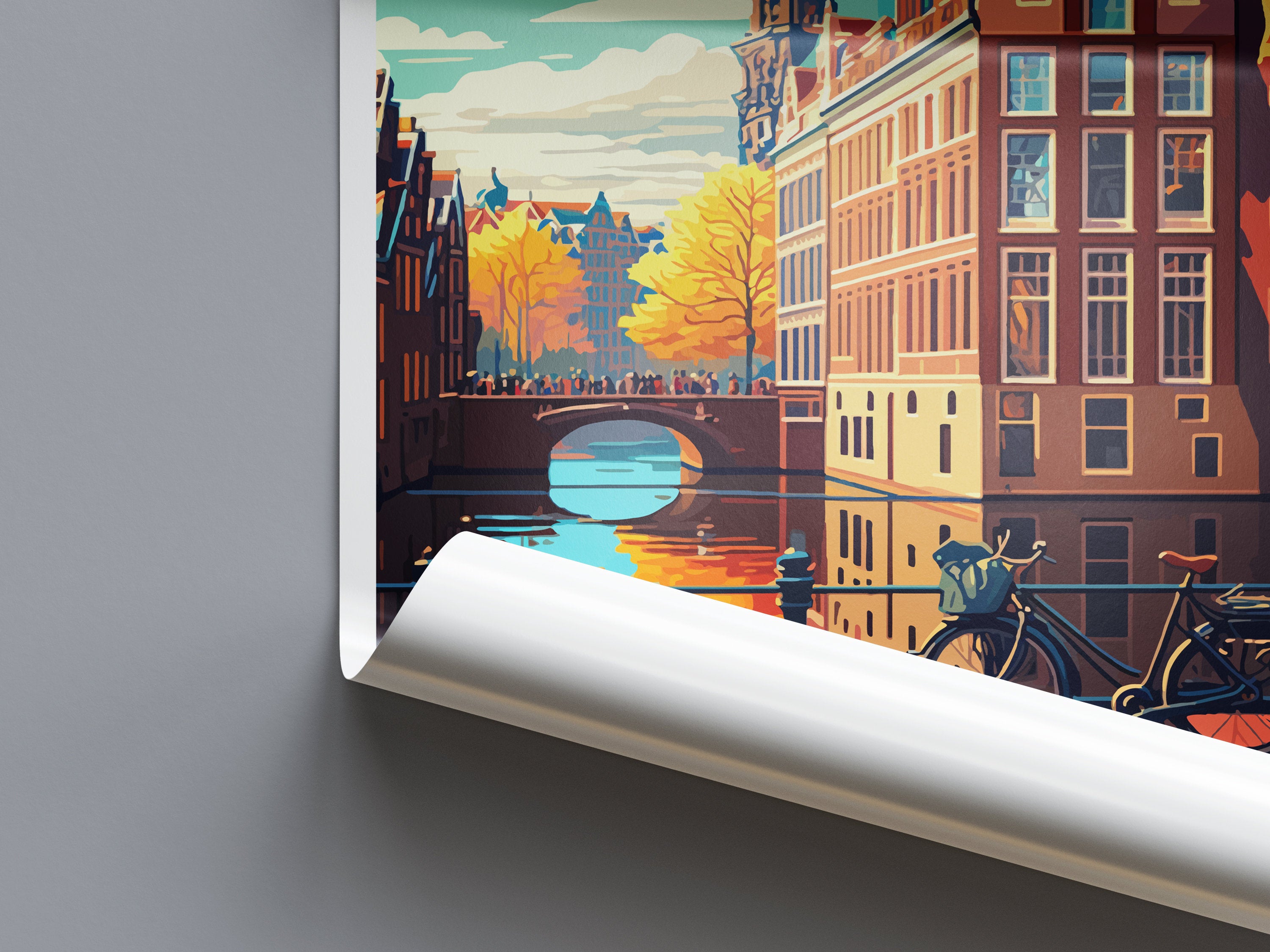 Amsterdam Travel Print