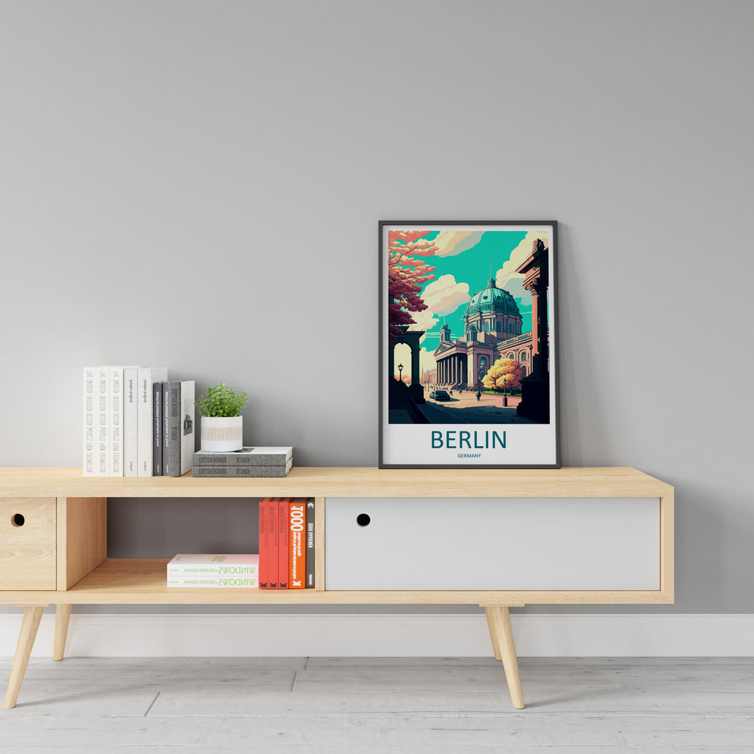 Berlin Travel Print Wall Art Berlin Wall Hanging Home Décor Berlin Gift Art Lovers Germany Art Lover Gift Berlin Wall Décor Berlin Print