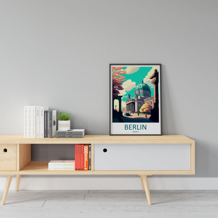 Berlin Travel Print Wall Art Berlin Wall Hanging Home Décor Berlin Gift Art Lovers Germany Art Lover Gift Berlin Wall Décor Berlin Print
