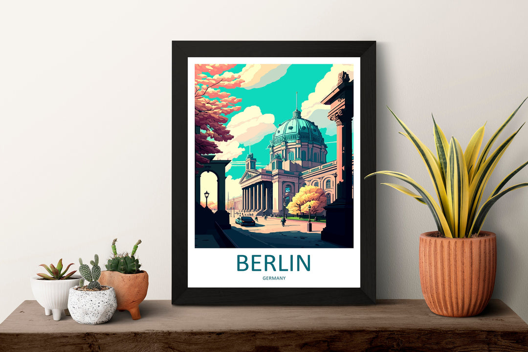 Berlin Travel Print Wall Art Berlin Wall Hanging Home Décor Berlin Gift Art Lovers Germany Art Lover Gift Berlin Wall Décor Berlin Print