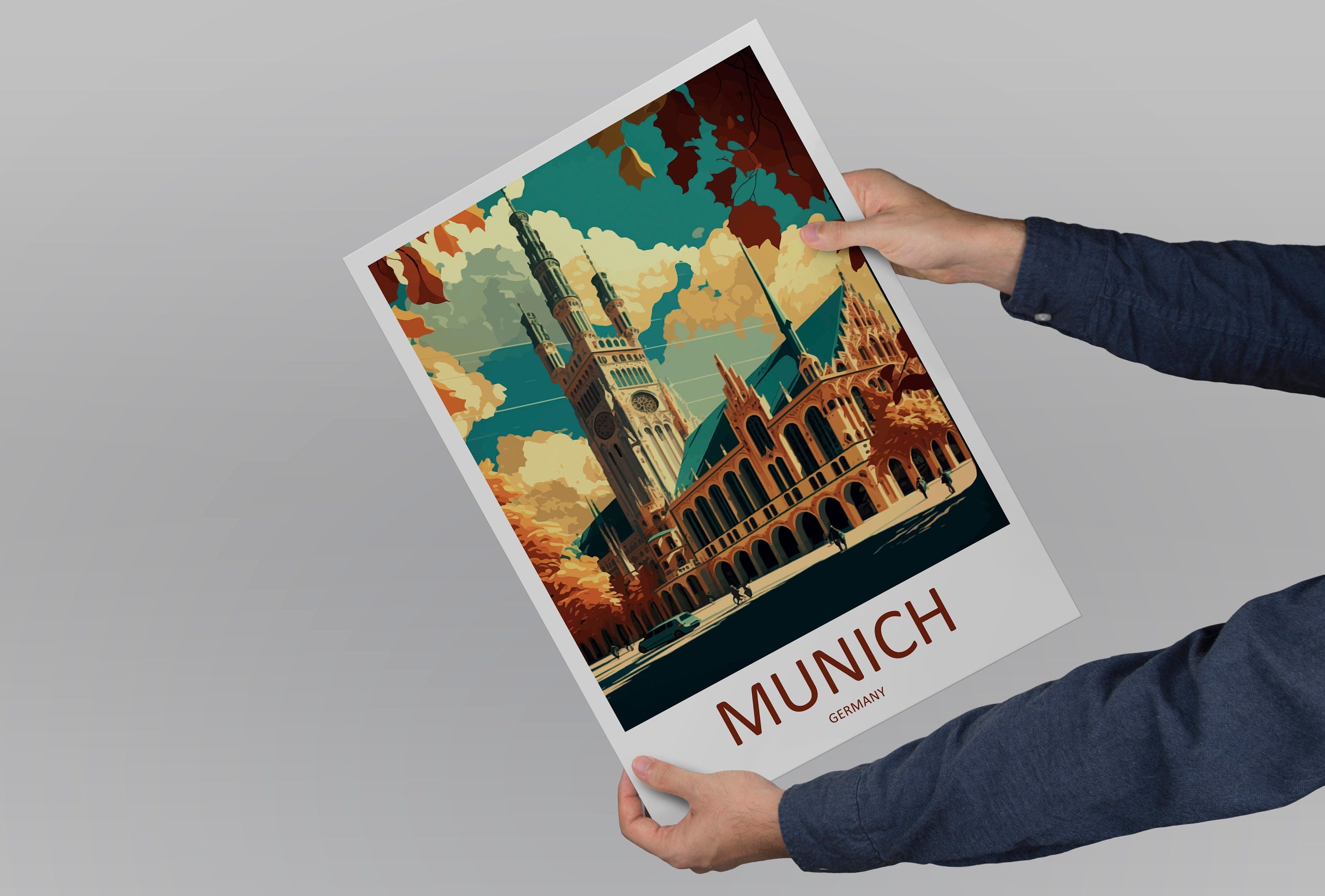 Munich Travel Print