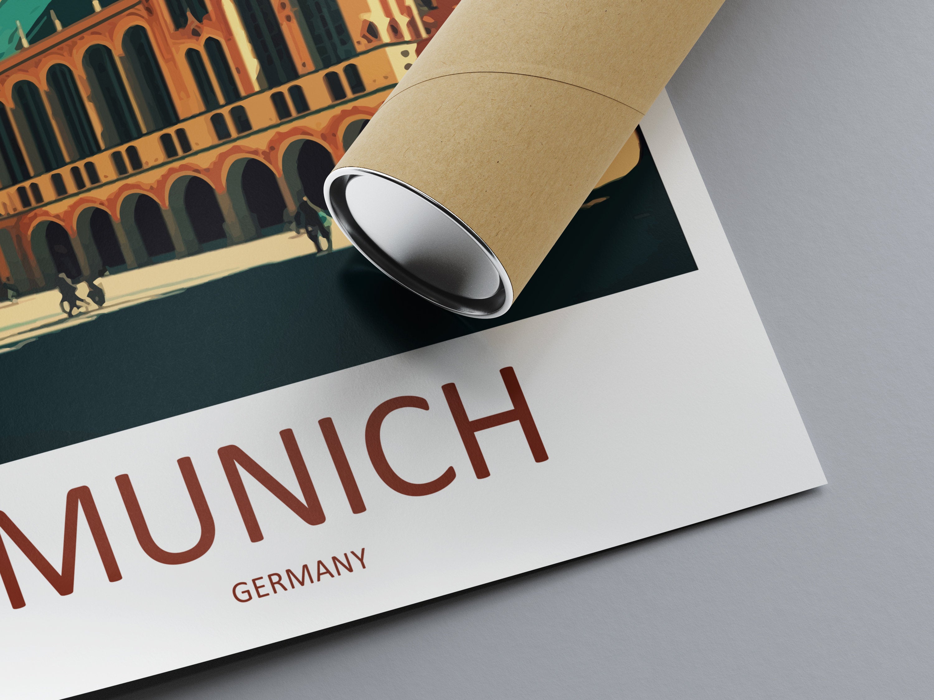 Munich Travel Print