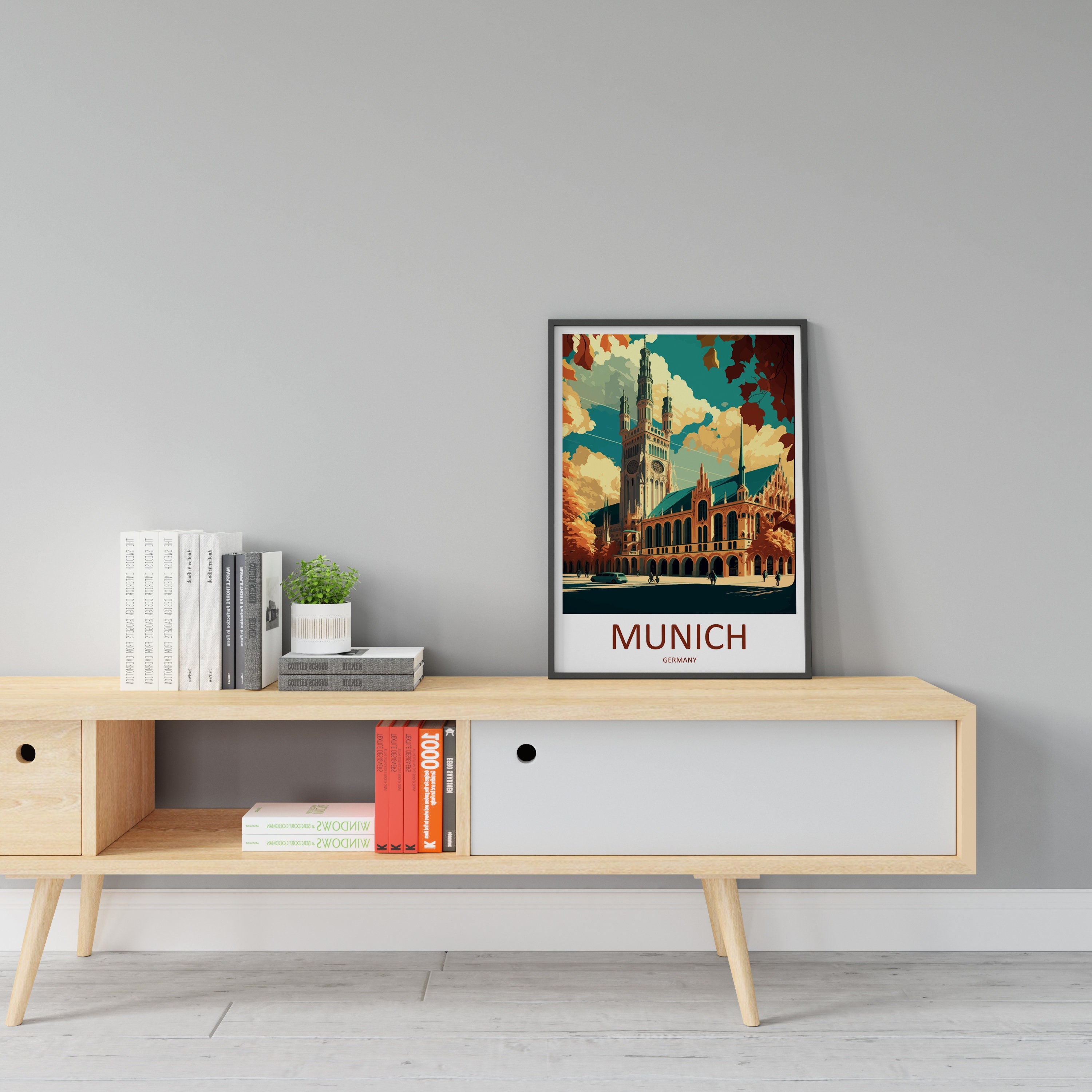 Munich Travel Print