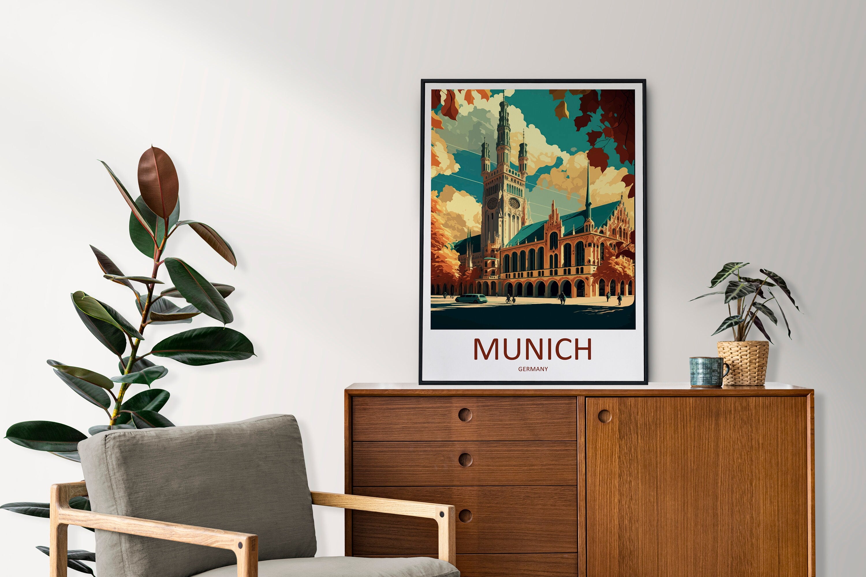 Munich Travel Print