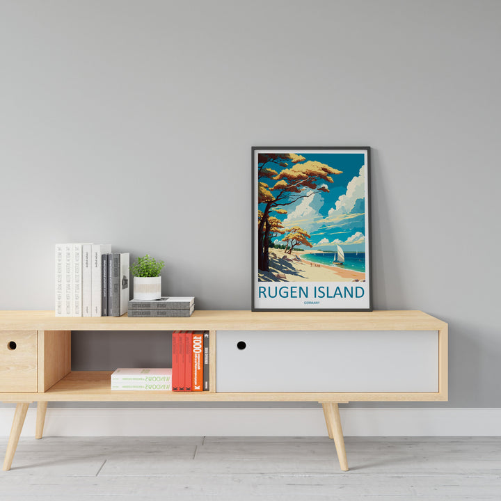 Rugen Island Travel Print Wall Art Rugen Island Wall Hanging Home Décor Rugen Island Gift Art Lovers Germany Art Lover Gift Rugen Island Art