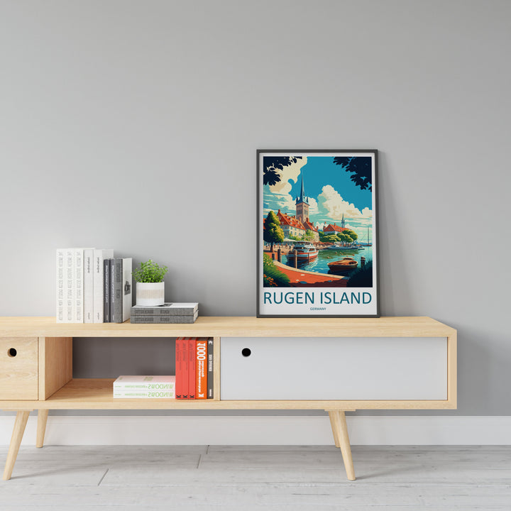 Rugen Island Travel Print Wall Art Rugen Island Wall Hanging Home Décor Rugen Island Gift Art Lovers Germany Art Lover Gift Rugen Island Art