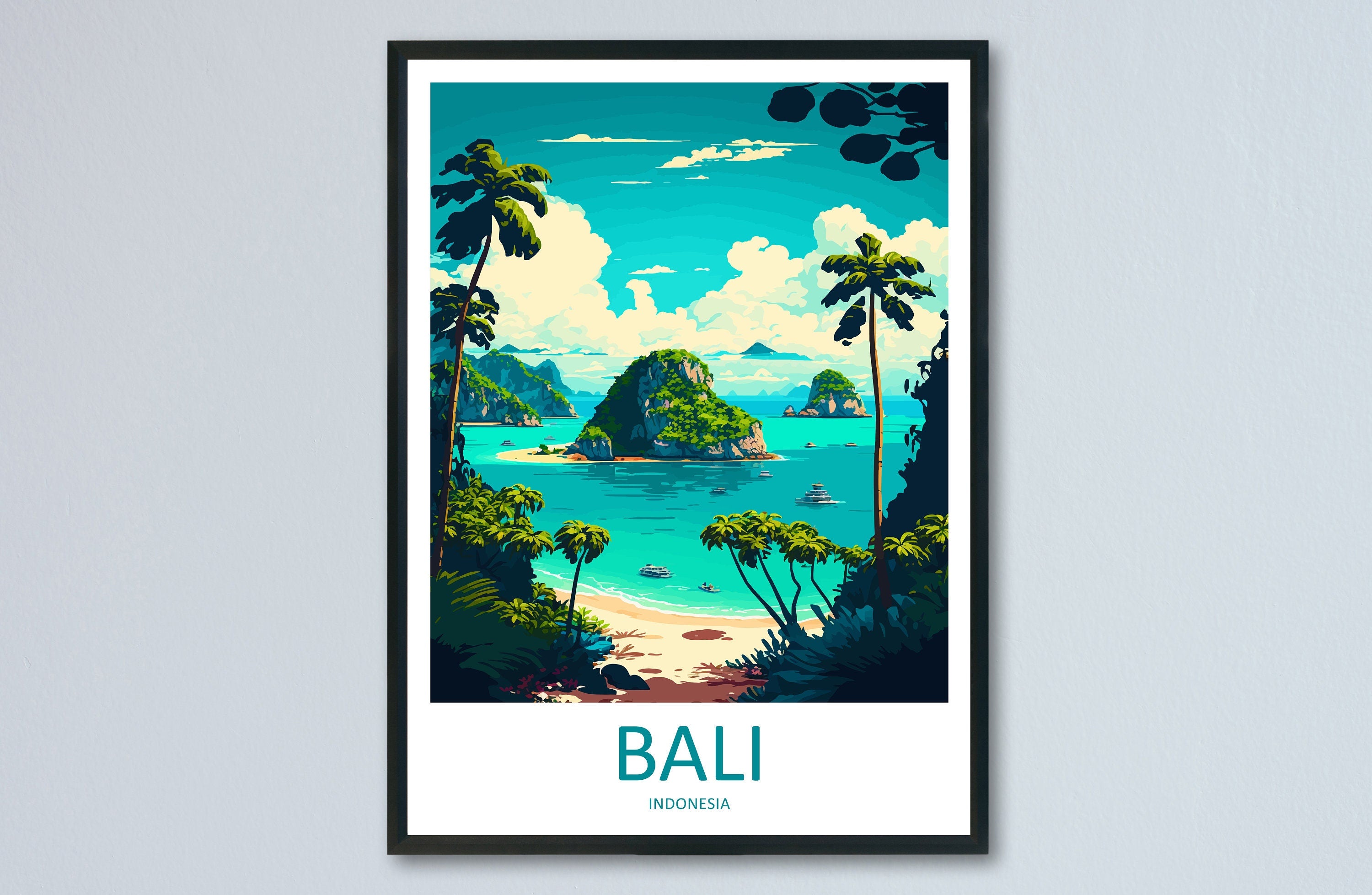 Bali Travel Print