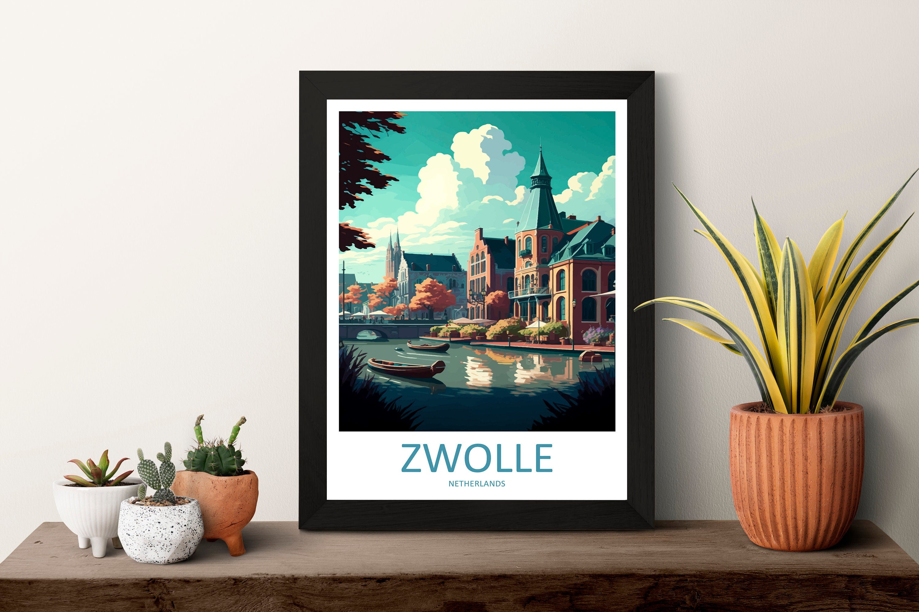 Zwolle Travel Print