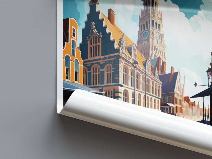 Middelburg Travel Print Wall Art Middelburg Wall Hanging Home Décor Middelburg Gift Art Lovers Netherlands Art Lover Gift Middelburg Art