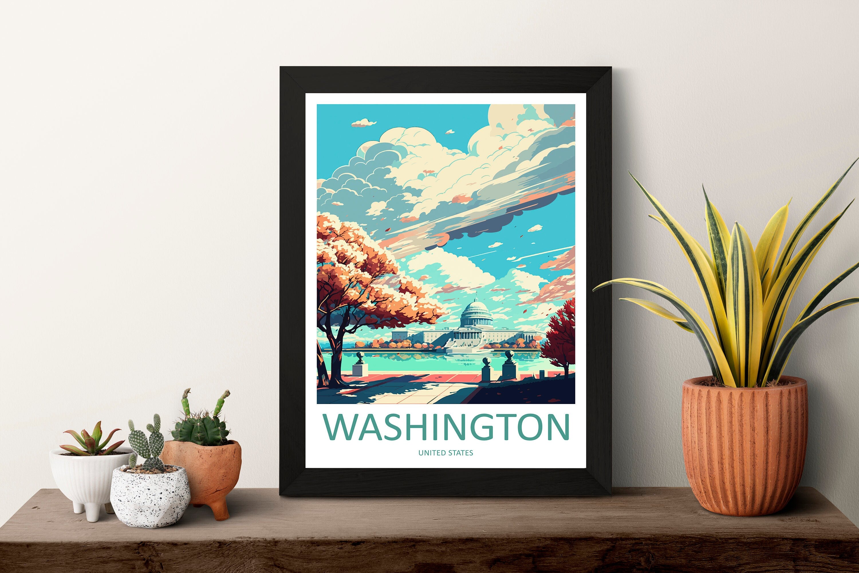 Washington DC Travel Print