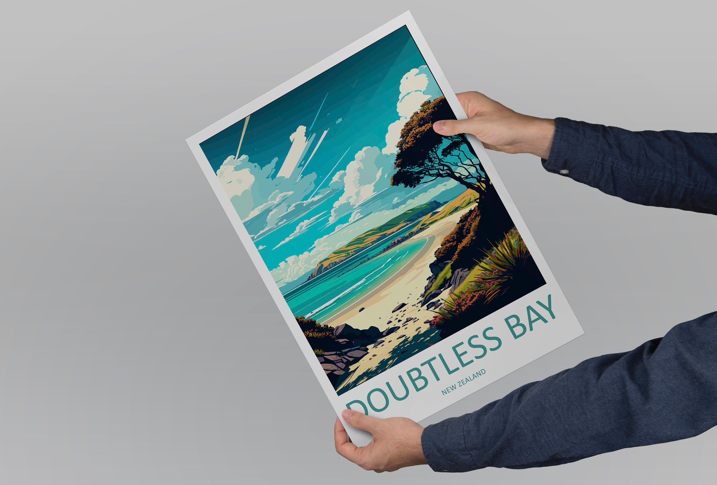 Doubtless Bay Travel Print