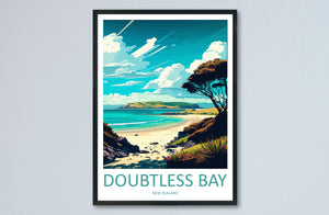 Doubtless Bay Travel Print