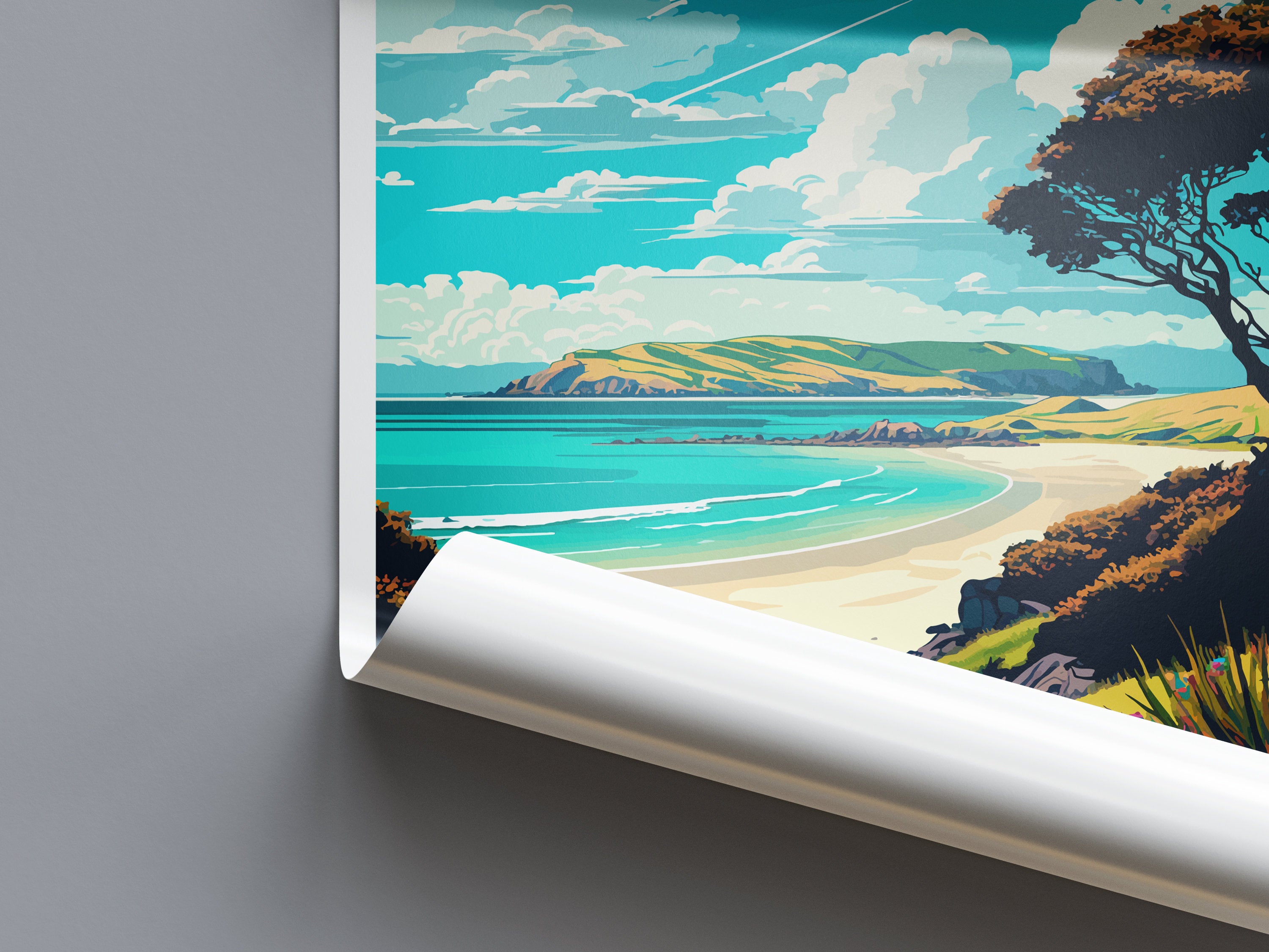 Doubtless Bay Travel Print