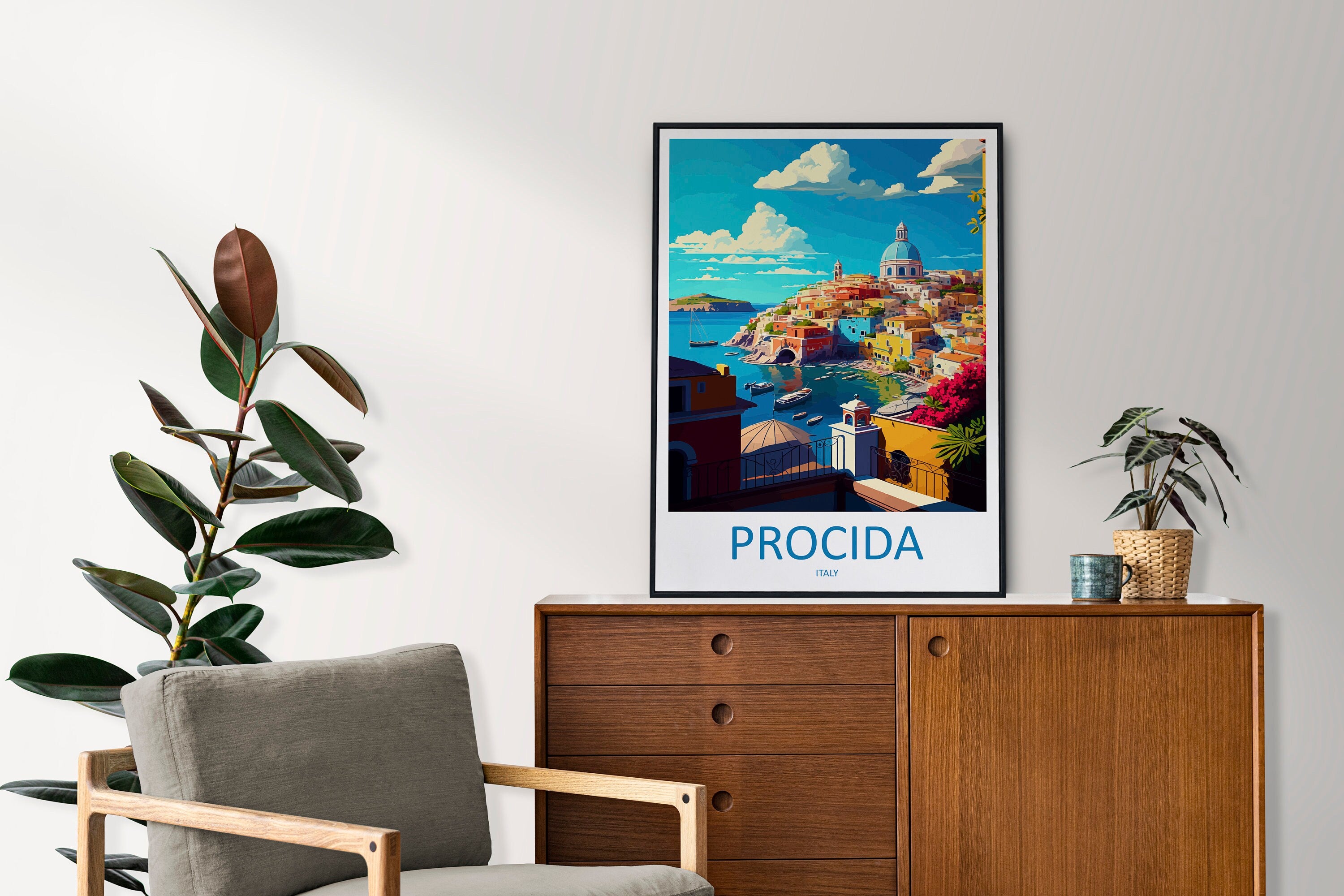 Procida Travel Print