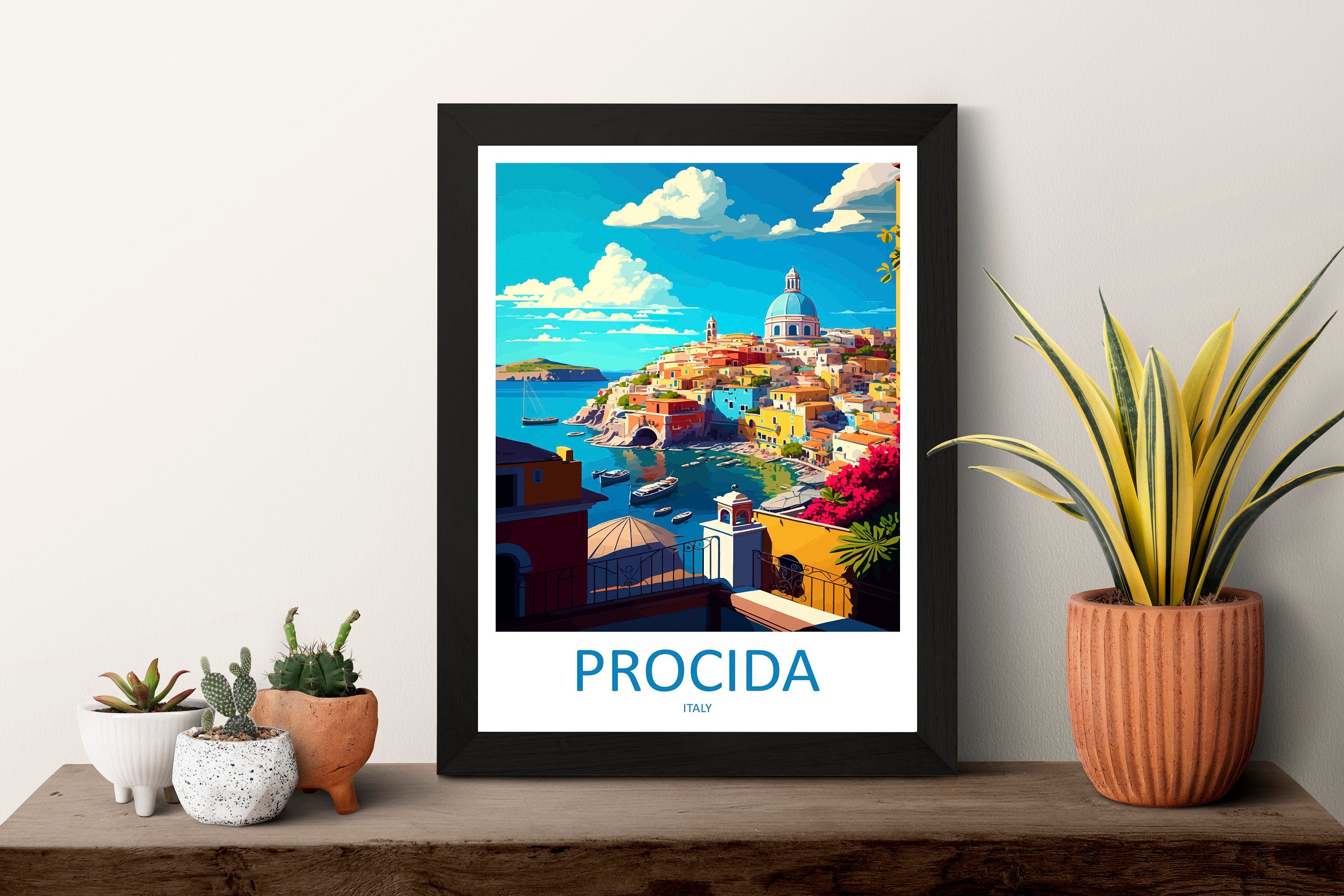 Procida Travel Print