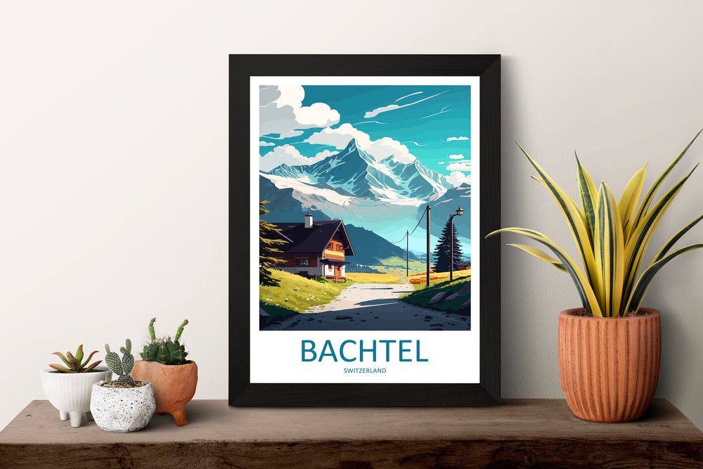 Batchtel Travel Print Wall Art Batchtel Wall Hanging Home Décor Batchtel Gift Art Lovers Switzerland Art Lover Gift Batchtel Travel Art