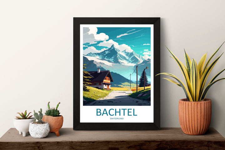 Batchtel Travel Print Wall Art Batchtel Wall Hanging Home Décor Batchtel Gift Art Lovers Switzerland Art Lover Gift Batchtel Travel Art