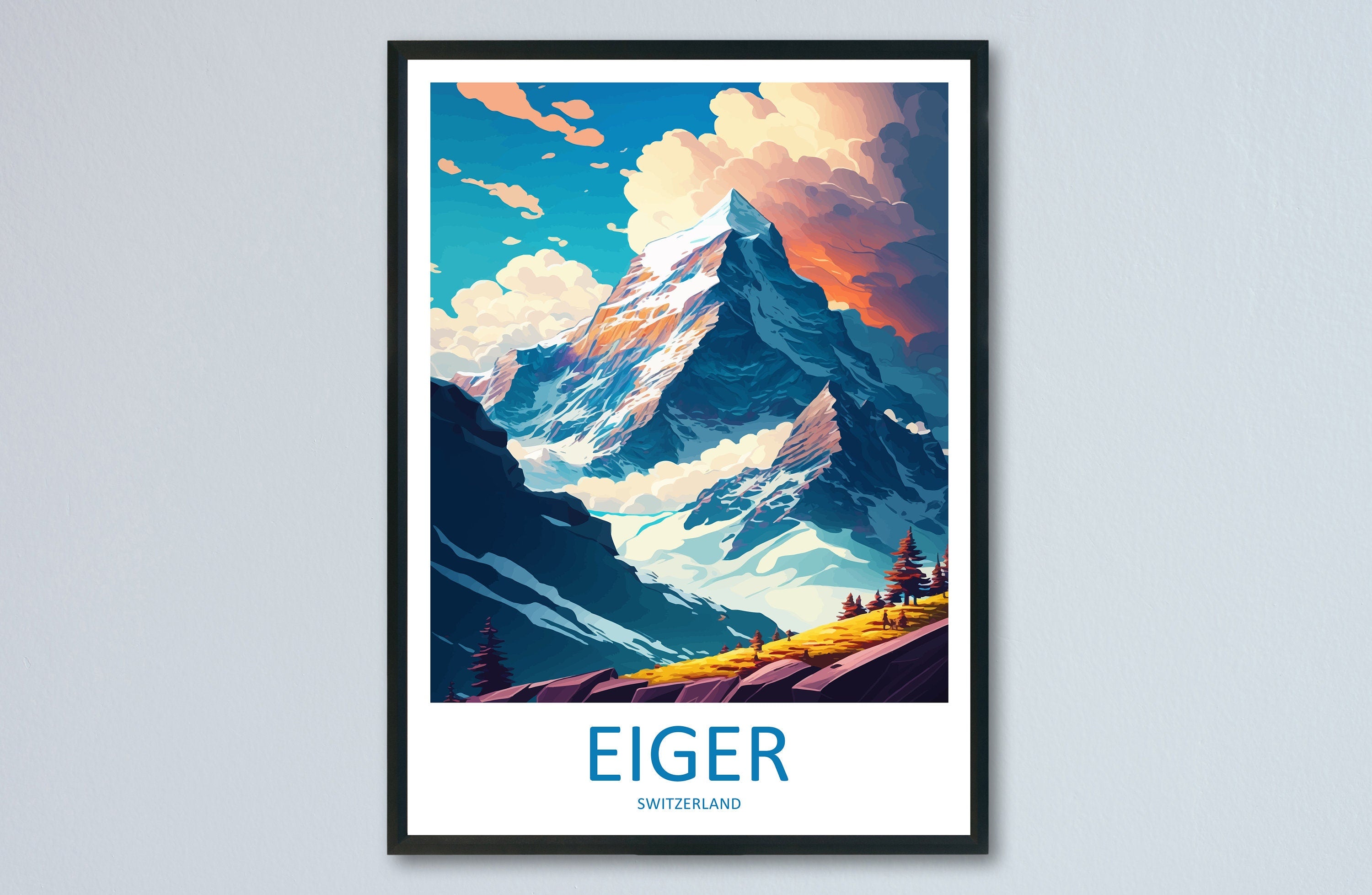 Eiger Travel Print