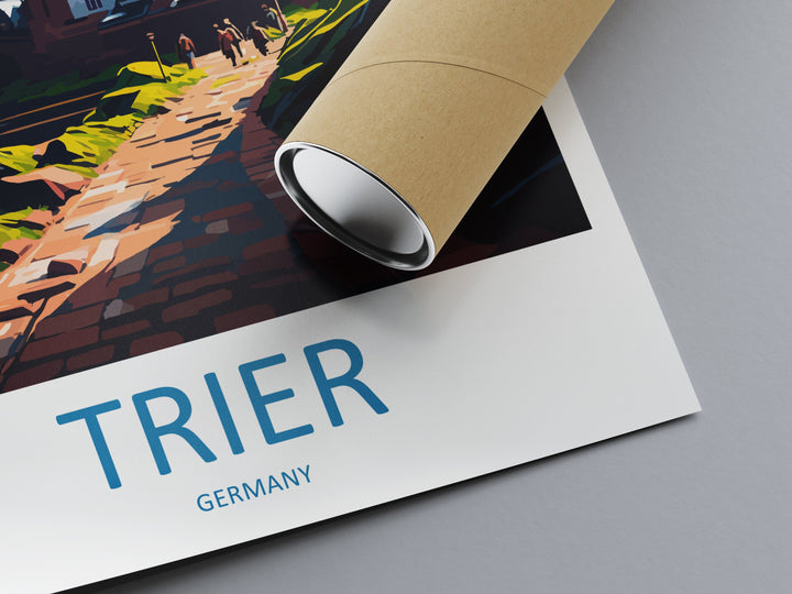 Trier Travel Print Wall Art Trier Wall Hanging Home Décor Trier Gift Art Lovers Germany Art Lover Gift Trier Art Travel Gift Trier Germany