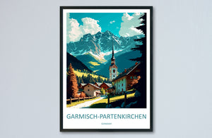 Garmisch-Partenkirchen Travel Print