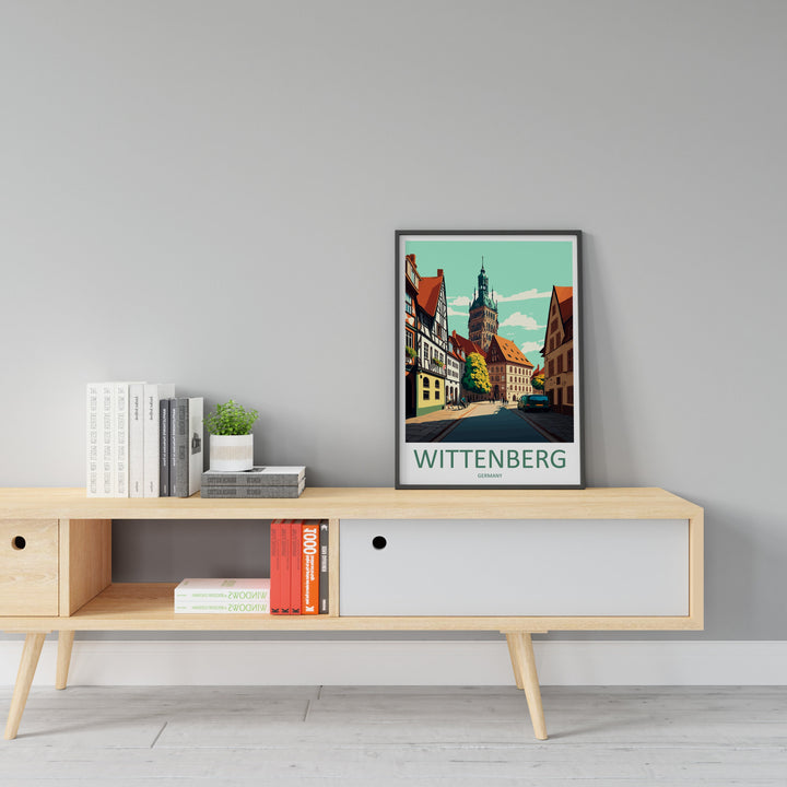 Wittenberg Travel Print Wall Art Wittenberg Wall Hanging Home Décor Wittenberg Gift Art Lovers Germany Art Lover Gift Wittenberg Art Travel