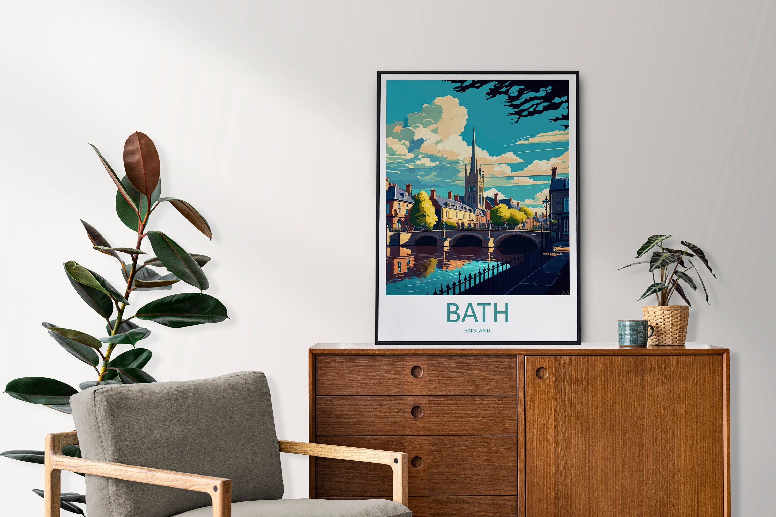 Bath Travel Print