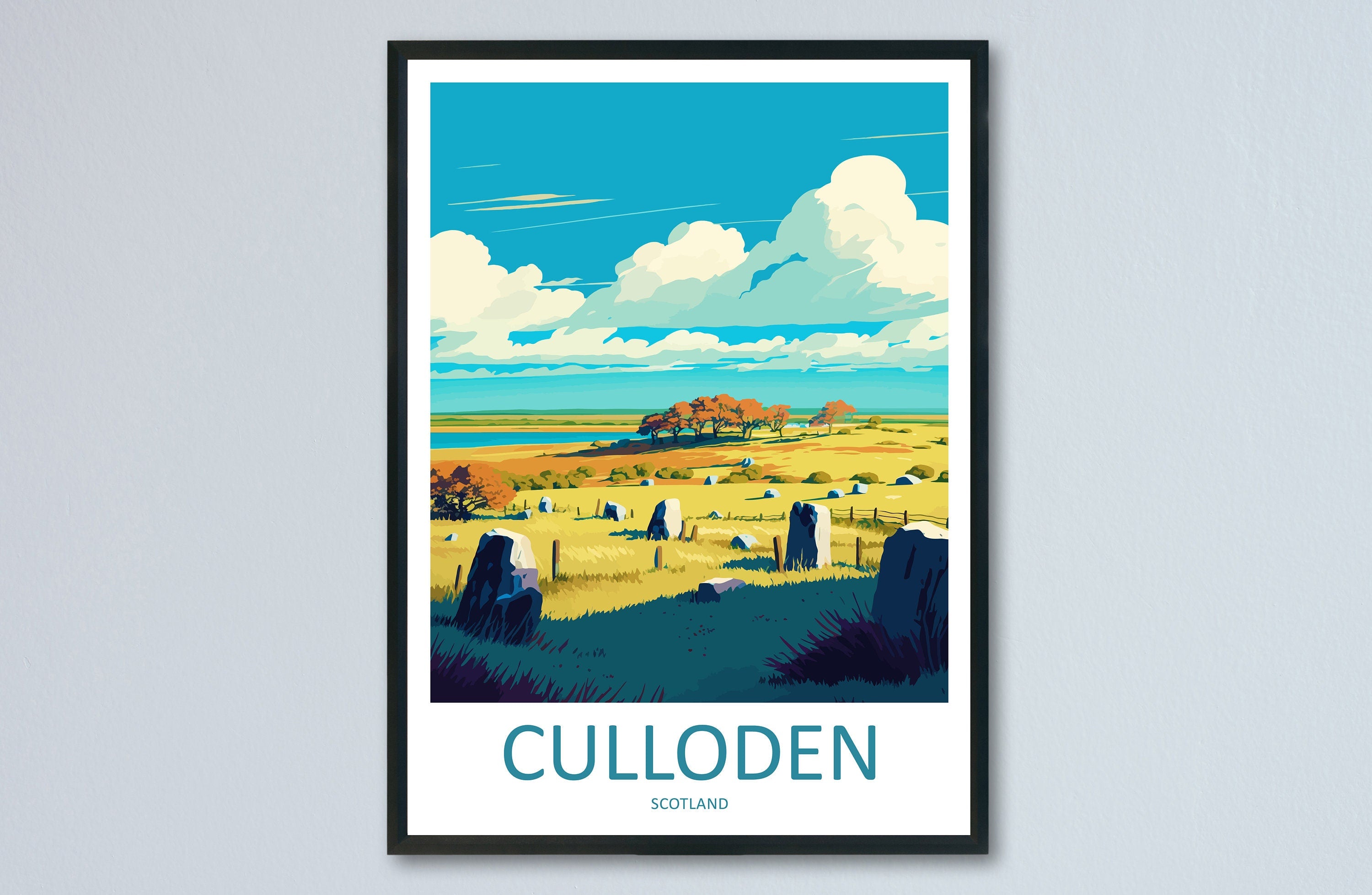 Culloden Travel Print